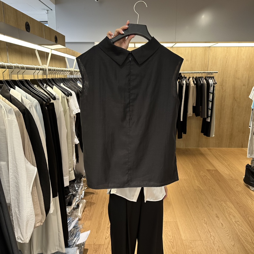 LEFANCY韓國代購女裝新品人氣26春夏時尚熱賣襯衫蕾絲衫絲綢LEFANCY襯衫/蕾絲衫