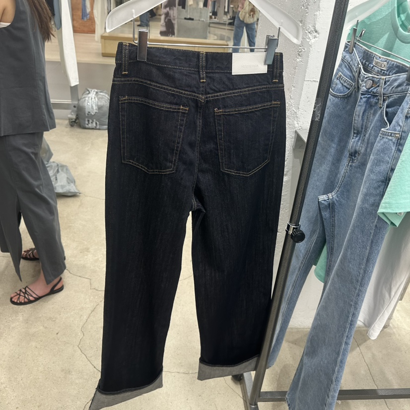 HELVETICA韓國直郵女裝新款熱賣休閑時尚人氣職業推薦牛仔褲HELVETICA牛仔褲