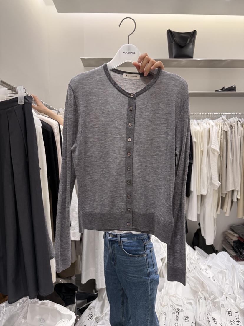 WOOD SAGE韓國東大門直郵女裝新款人氣時尚針織衫羊毛開衫WOOD SAGE針織衫圖色2