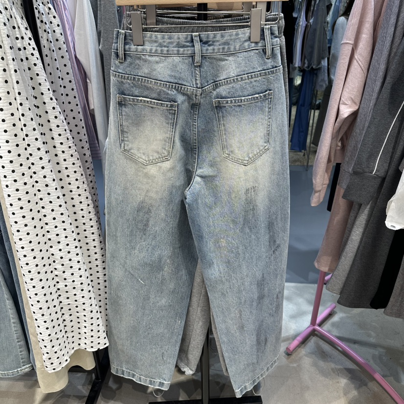 ANNA-P韓國直郵實拍女裝新品時尚休閑熱賣26春夏人氣牛仔褲ANNA-P牛仔褲