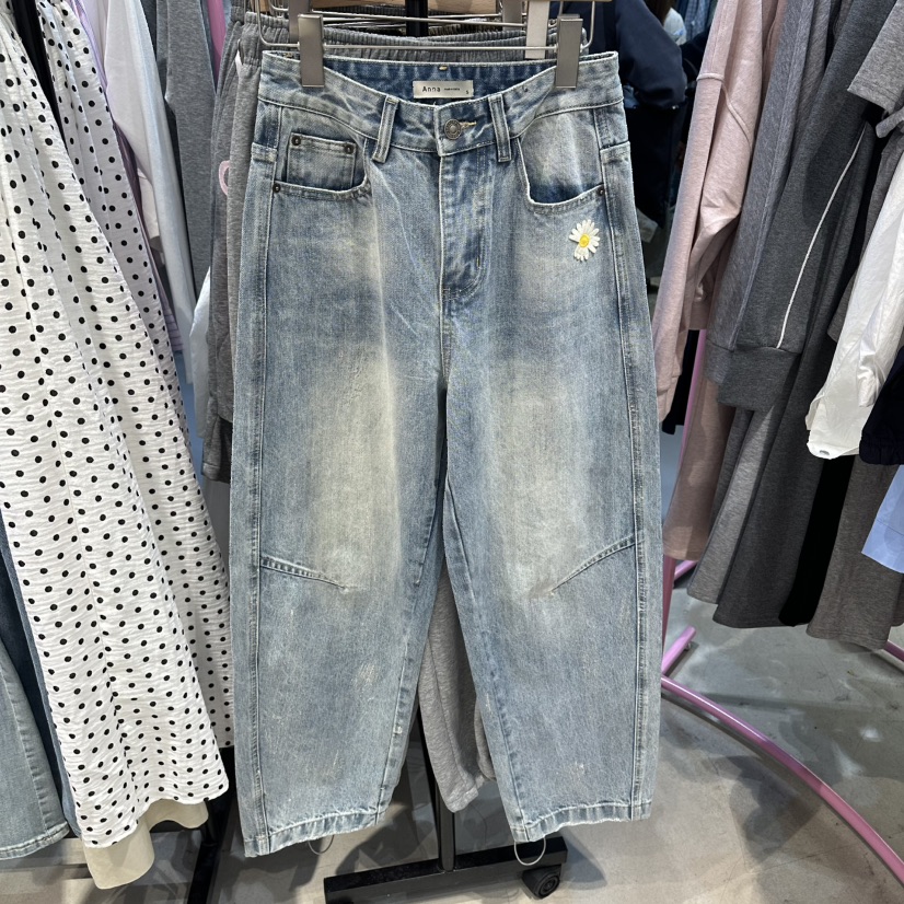 ANNA-P韓國直郵實拍女裝新品時尚休閑熱賣26春夏人氣牛仔褲ANNA-P牛仔褲圖色1
