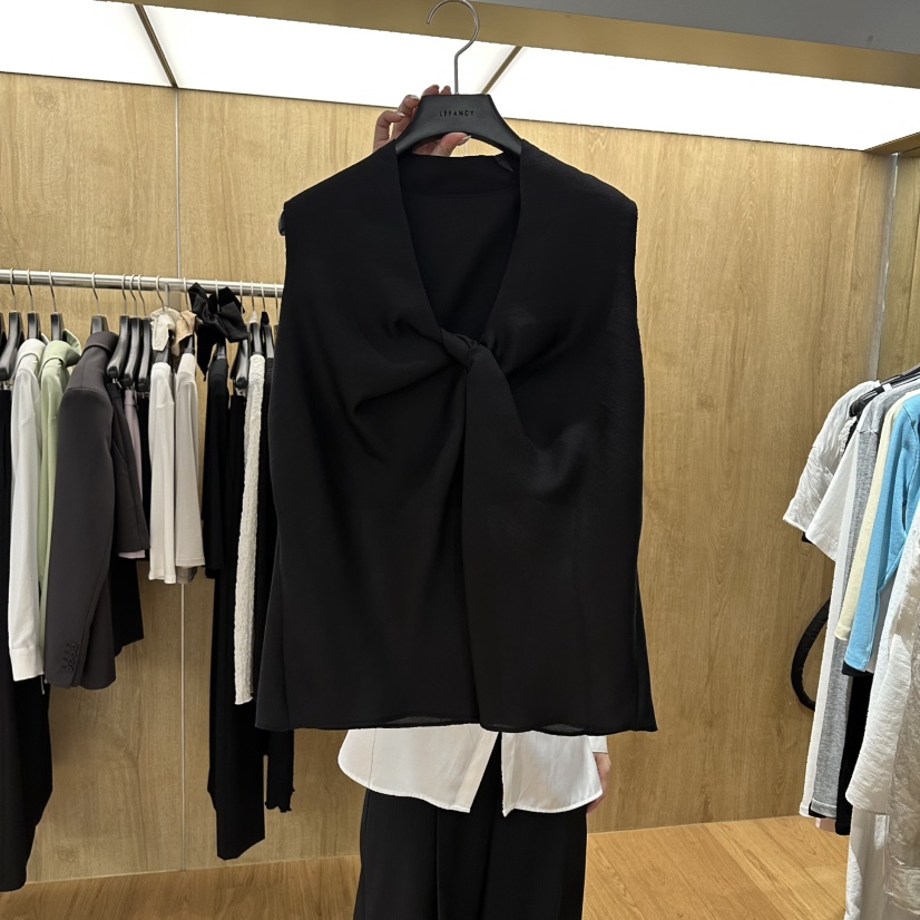 LEFANCY韓國東大門直郵女裝新款推薦熱賣時尚職業襯衫蕾絲衫LEFANCY襯衫/蕾絲衫圖色2