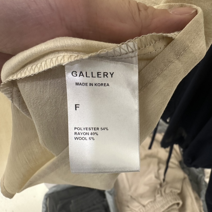 GALLERY-P韓國直郵女士新款推薦職業26春夏休閑襯衫蕾絲衫GALLERY-P襯衫/蕾絲衫