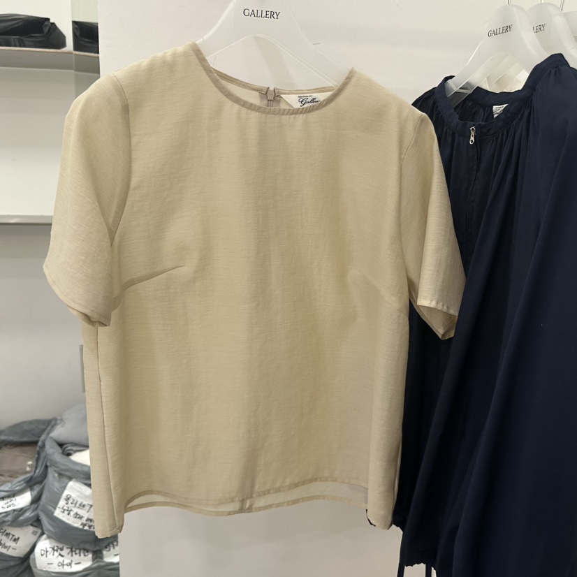 GALLERY-P韓國直郵女士新款推薦職業26春夏休閑襯衫蕾絲衫GALLERY-P襯衫/蕾絲衫圖色1