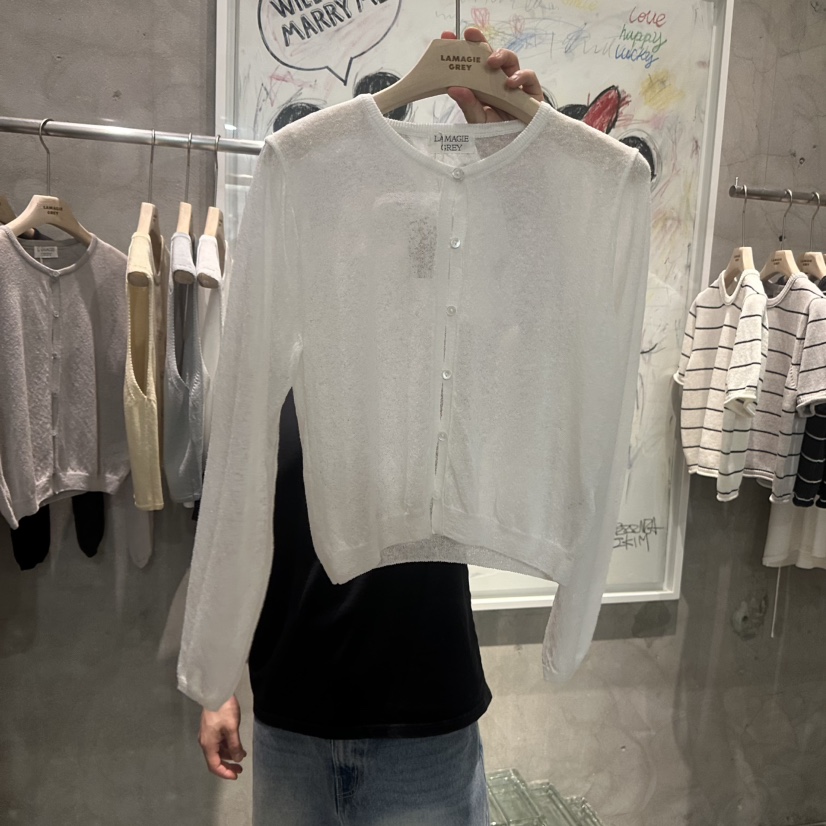LAMAGIEPIE/LAMAGIE GREY韓國東大門直郵女裝新品職業針織衫LAMAGIEPIE/LAMAGIE GREY針織衫圖色1