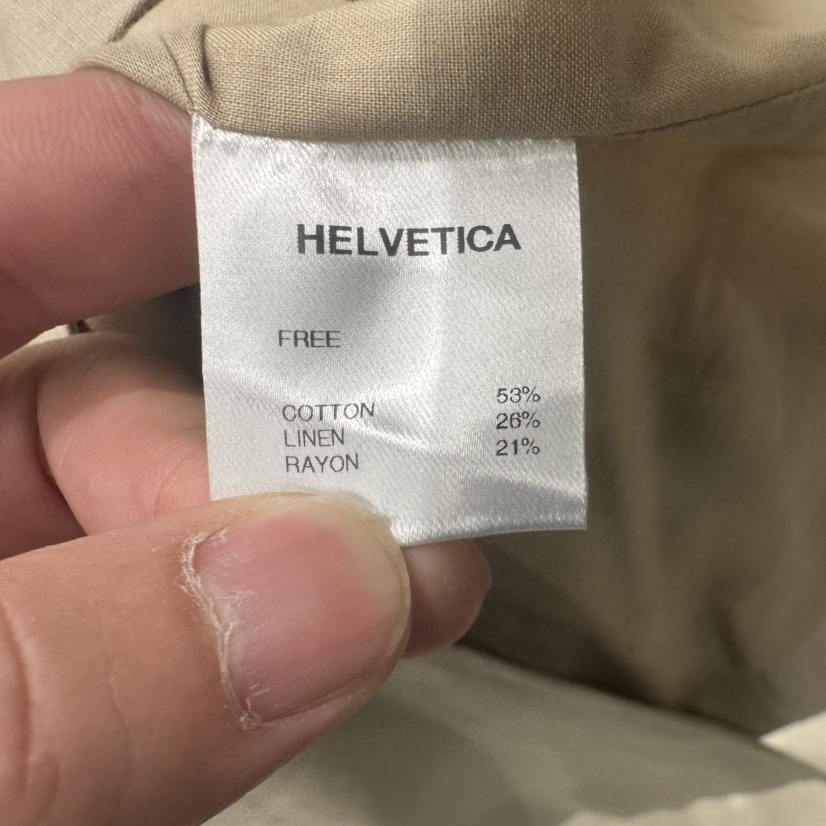 HELVETICA韓國東大門直郵女裝新款人氣職業馬甲V領亞麻紐扣HELVETICA馬甲