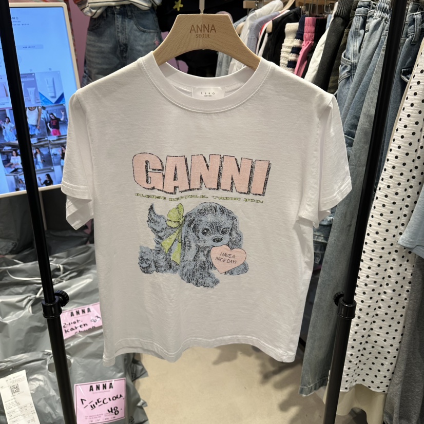 ANNA-P韓國代購女裝新款職業26春夏人氣推薦熱賣時尚T恤ANNA-PT恤圖色1