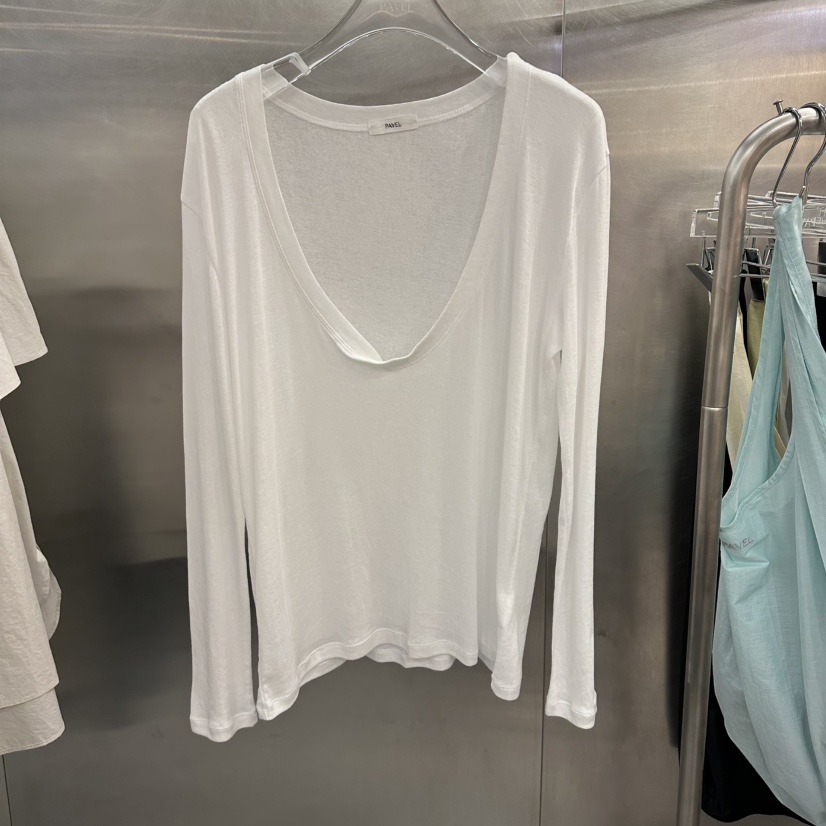 PAVEL韓國直郵實拍女裝新品26春夏時尚職業人氣休閑長袖T恤PAVEL長袖T恤圖色1