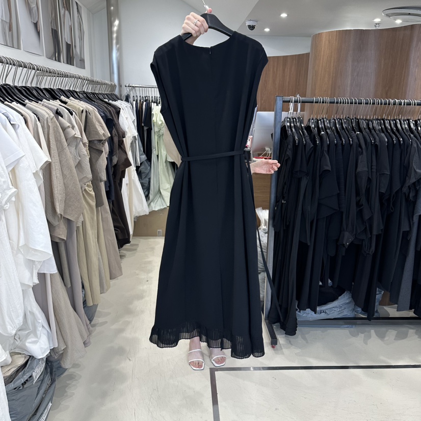 LE EDITION/LEBOENE韓國東大門直郵女士新款職業連衣裙含腰帶LE EDITION/LEBOENE連衣裙