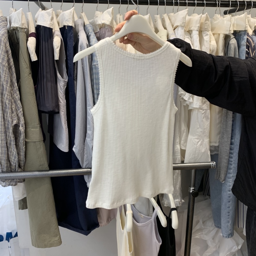 JINSIM韓國直郵實拍女裝新款時尚人氣熱賣職業吊帶背心紐扣JINSIM吊帶/背心