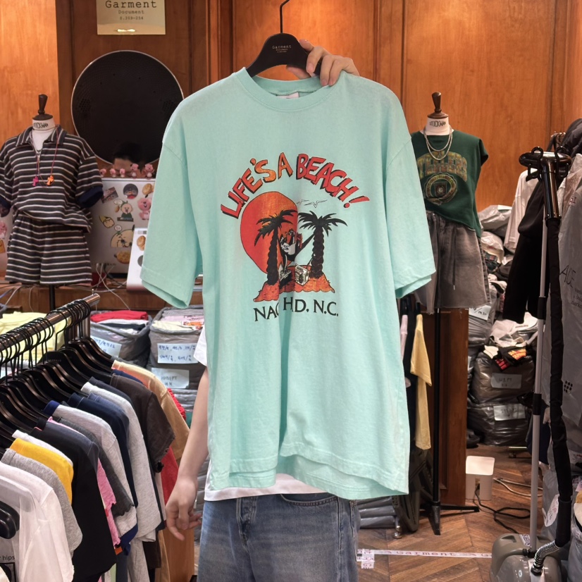 GARMENT-P韓國直郵實拍女士新品休閑26春夏時尚人氣職業T恤GARMENTT恤圖色2