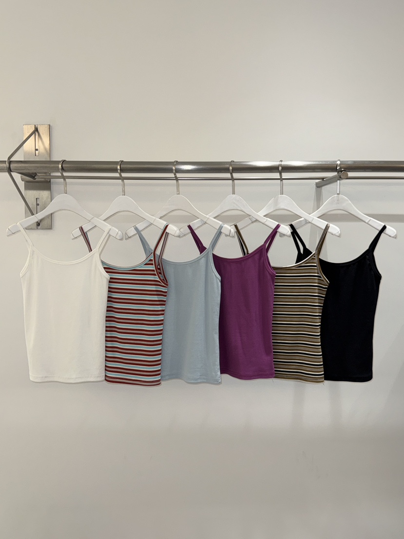 VIVE韓國直郵實拍女士新品休閑時尚推薦職業26春夏吊帶背心VIVE吊帶/背心