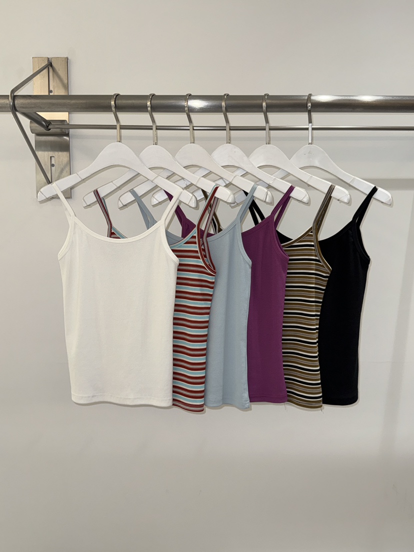 VIVE韓國直郵實拍女士新品休閑時尚推薦職業26春夏吊帶背心VIVE吊帶/背心