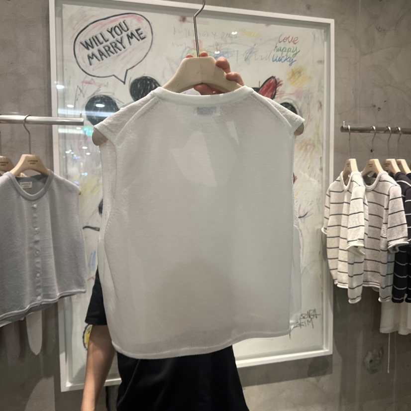 LAMAGIEPIE/LAMAGIE GREY韓國直郵實拍女士新品26春夏馬甲LAMAGIEPIE/LAMAGIE GREY馬甲