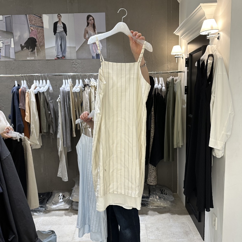 MIXXIN韓國直郵女裝新款26春夏休閑人氣推薦時尚熱賣連衣裙MIXXIN連衣裙圖色1