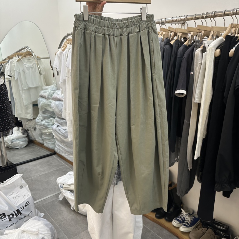 DELIGHT-L韓國東大門代購女裝新品時尚推薦休閑休閑褲褶裥DELIGHT-L休閑褲圖色1