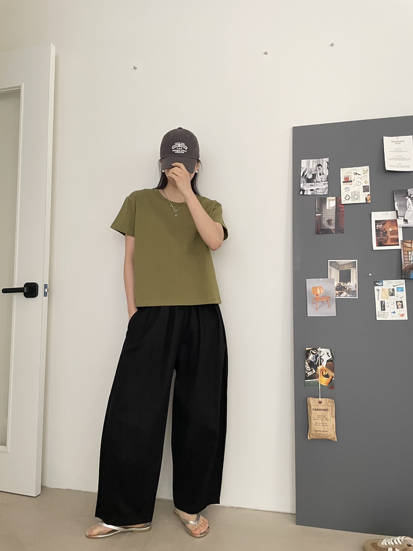 DELIGHT-L韓國東大門代購女裝新品時尚推薦休閑休閑褲褶裥DELIGHT-L休閑褲圖色3