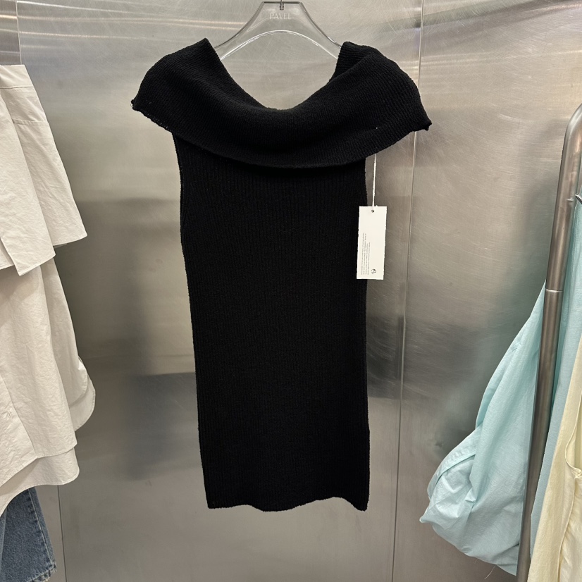 PAVEL韓國直郵實拍女士新款時尚人氣休閑推薦26春夏連衣裙露肩PAVEL連衣裙圖色3