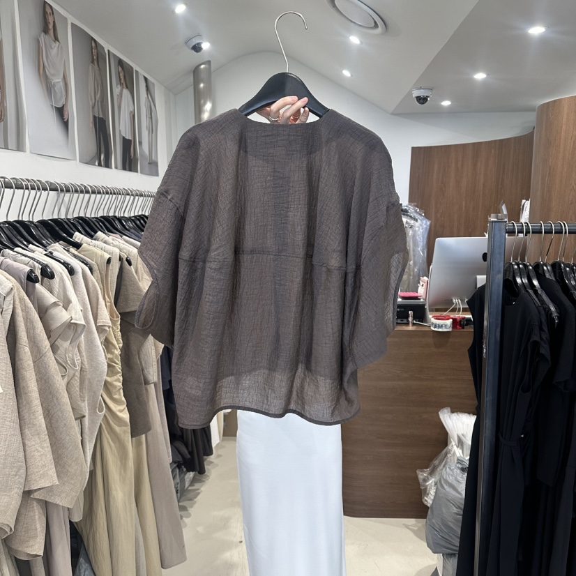 LE EDITION/LEBOENE韓國東大門直郵女士新款時尚襯衫蕾絲衫露肩LE EDITION/LEBOENE襯衫/蕾絲衫