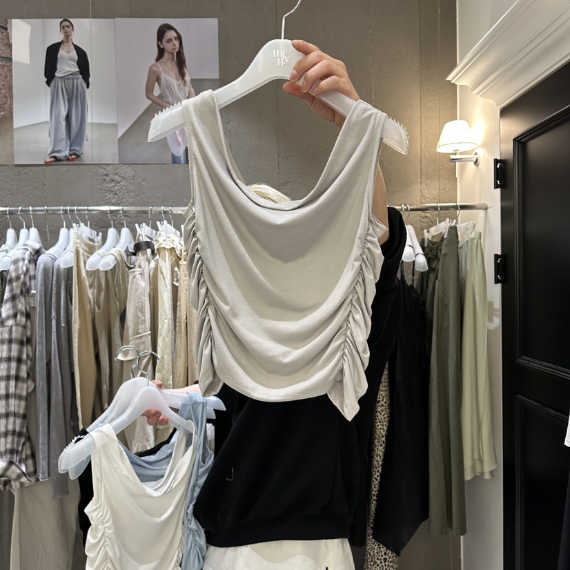 MIXXIN韓國直郵女裝新款推薦熱賣人氣休閑26春夏吊帶背心露肩MIXXIN吊帶/背心圖色2