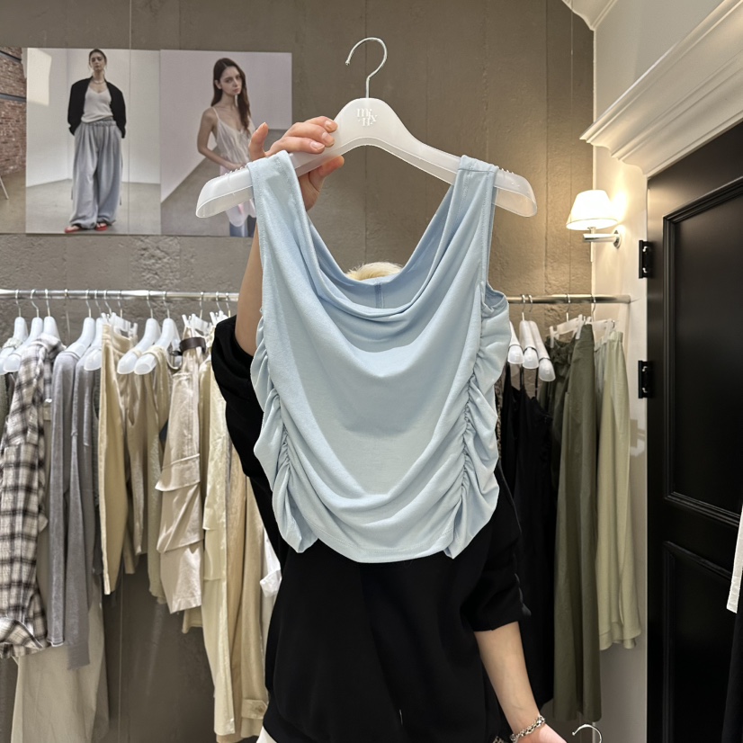 MIXXIN韓國直郵女裝新款推薦熱賣人氣休閑26春夏吊帶背心露肩MIXXIN吊帶/背心圖色3