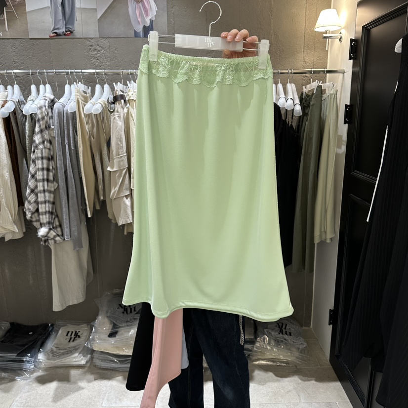 MIXXIN韓國直郵實拍女裝新品推薦人氣熱賣半身裙中短裙蕾絲MIXXIN半身裙/中短裙圖色2