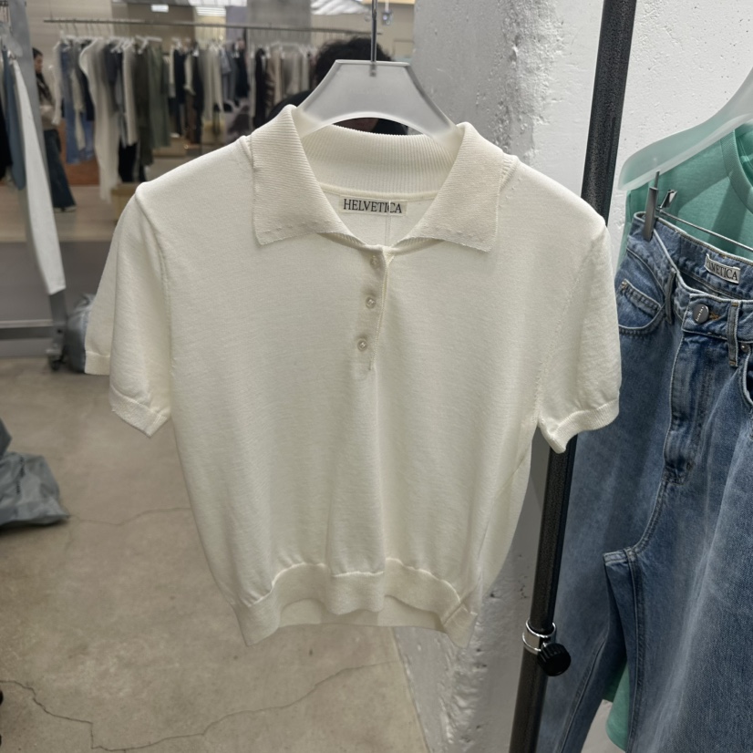 HELVETICA韓國代購女士新品休閑職業26春夏熱賣推薦針織衫HELVETICA針織衫圖色2