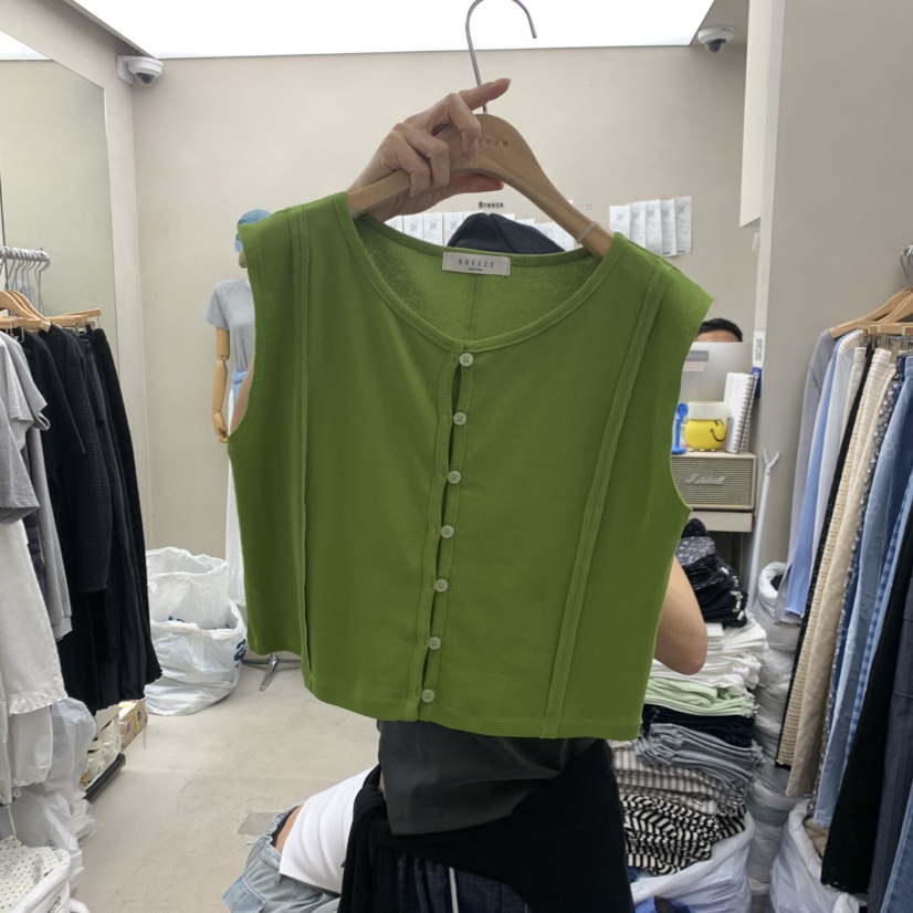 BREEZE韓國直郵實拍女士新款時尚推薦熱賣人氣26春夏馬甲BREEZE馬甲圖色2