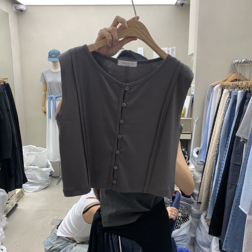 BREEZE韓國直郵實拍女士新款時尚推薦熱賣人氣26春夏馬甲BREEZE馬甲圖色3