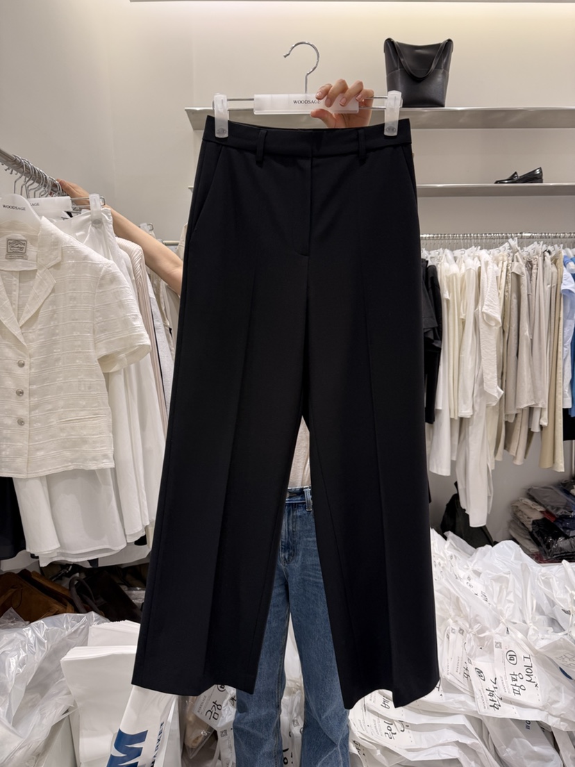 WOOD SAGE韓國代購女士新品休閑熱賣時尚26春夏推薦休閑褲WOOD SAGE休閑褲圖色2