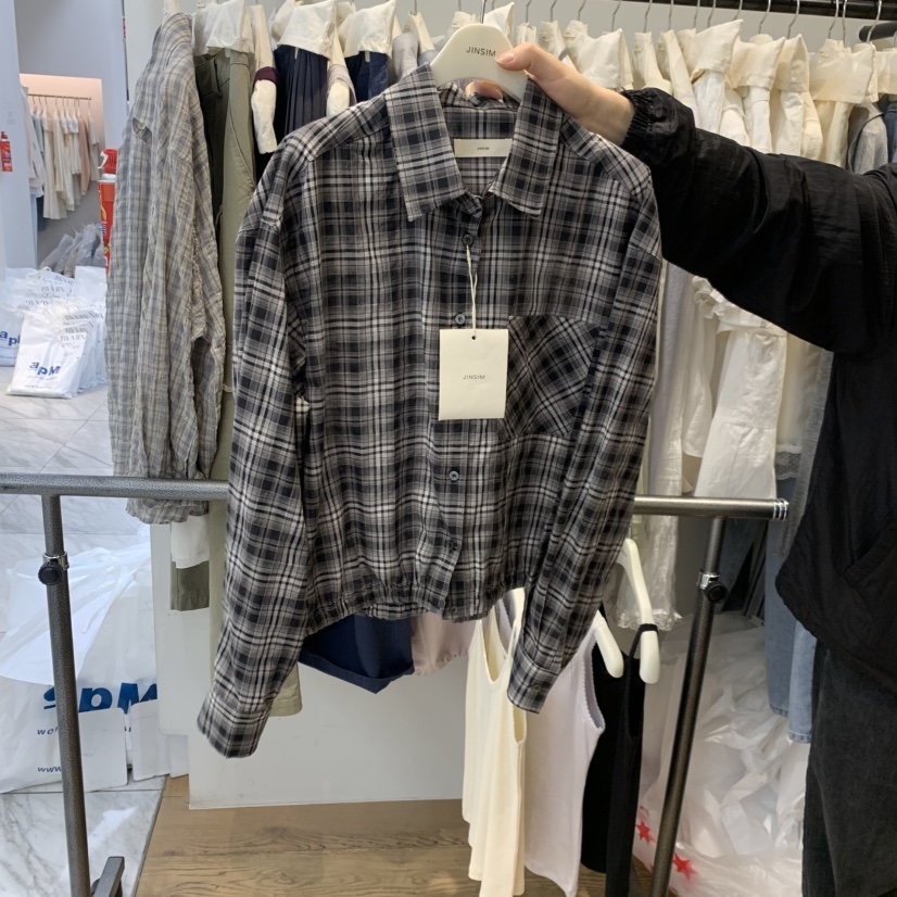 JINSIM韓國直郵實拍女士新款推薦職業人氣26春夏襯衫蕾絲衫JINSIM襯衫/蕾絲衫圖色3