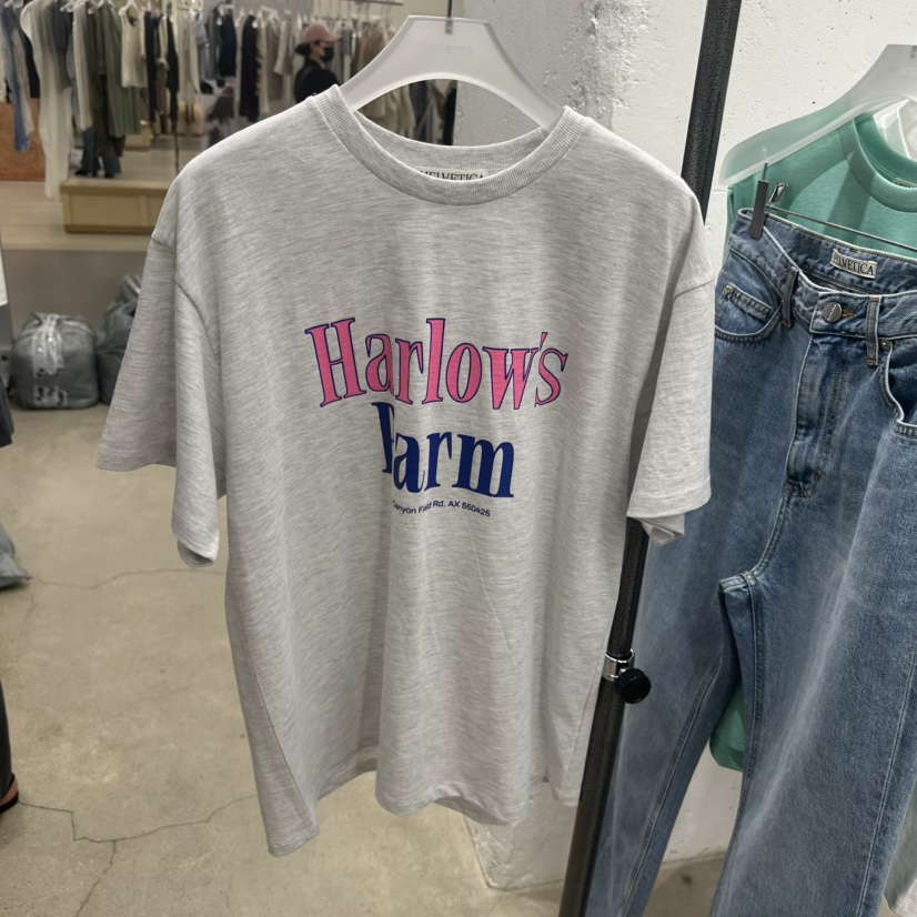 HELVETICA韓國代購女裝新款熱賣推薦職業26春夏人氣T恤棉HELVETICAT恤圖色3