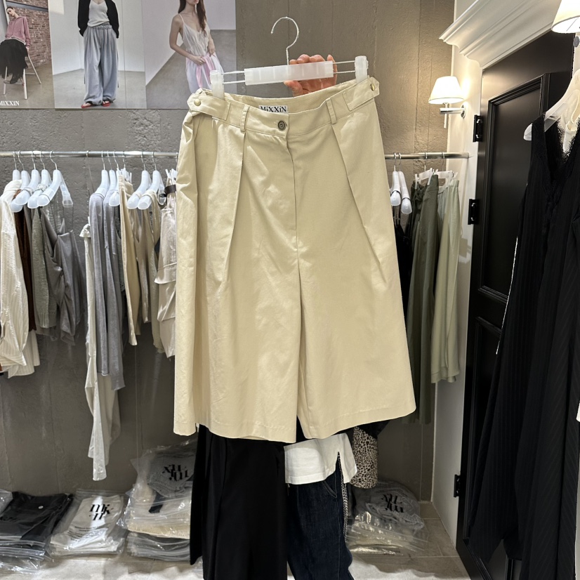 MIXXIN韓國東大門代購女裝新款職業時尚人氣休閑褲斜紋布MIXXIN休閑褲圖色1