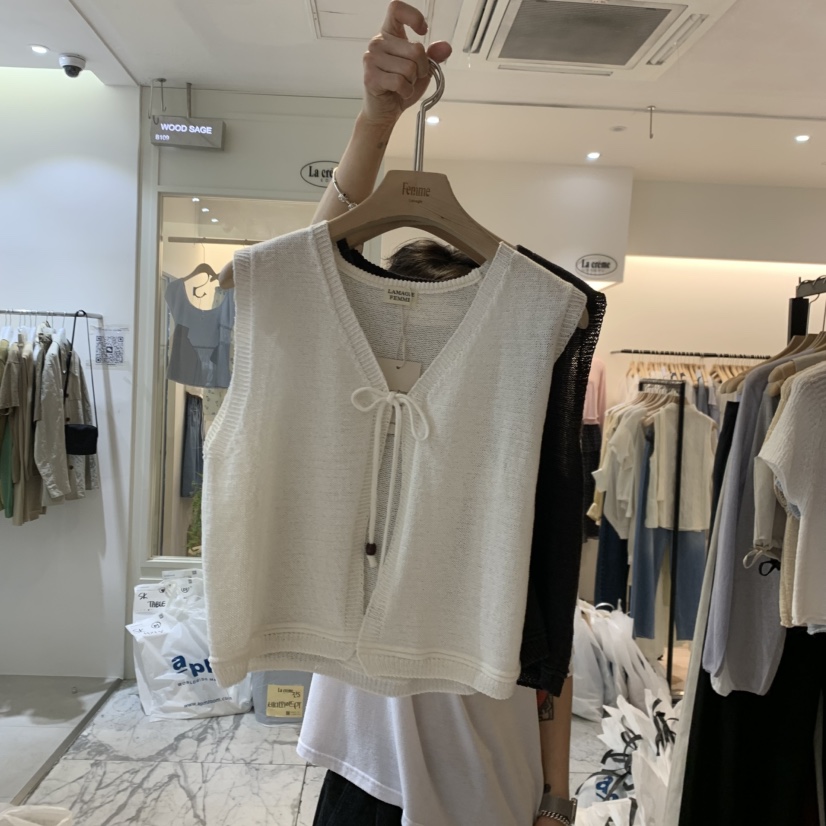 LA MAGIE FEMME韓國直郵女裝新款職業熱賣休閑吊帶背心Lamagie Femme吊帶/背心圖色1