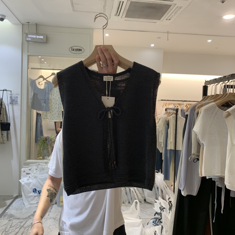 LA MAGIE FEMME韓國直郵女裝新款職業熱賣休閑吊帶背心Lamagie Femme吊帶/背心圖色2