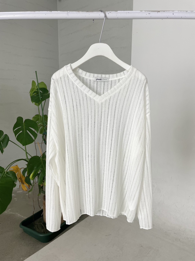 URBANE cloth韓國東大門直郵女士新品推薦熱賣針織衫V領URBANE cloth針織衫圖色4