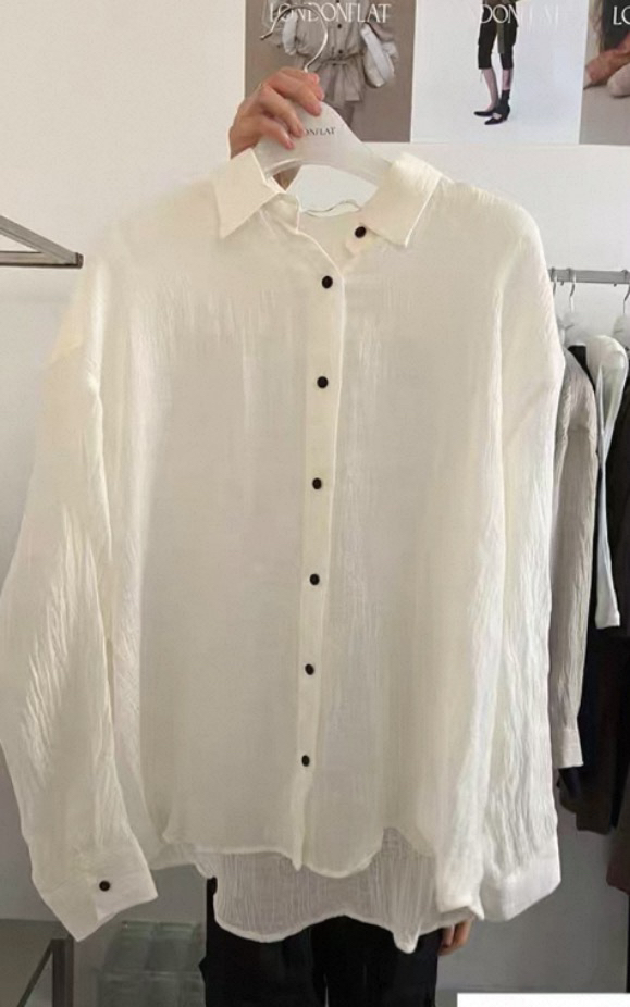 LONDON FLAT韓國直郵實拍女裝新品26春夏襯衫蕾絲衫亞麻LONDON FLAT襯衫/蕾絲衫圖色1