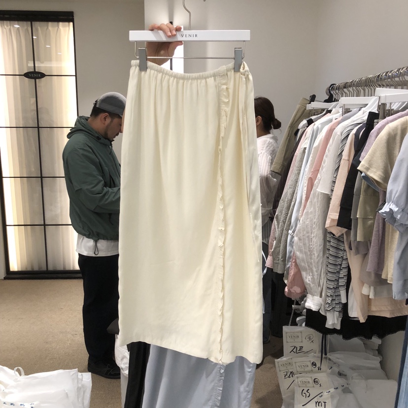 VENIR-a韓國直郵女裝新品推薦休閑人氣時尚職業26春夏長裙VENIR-a長裙圖色1