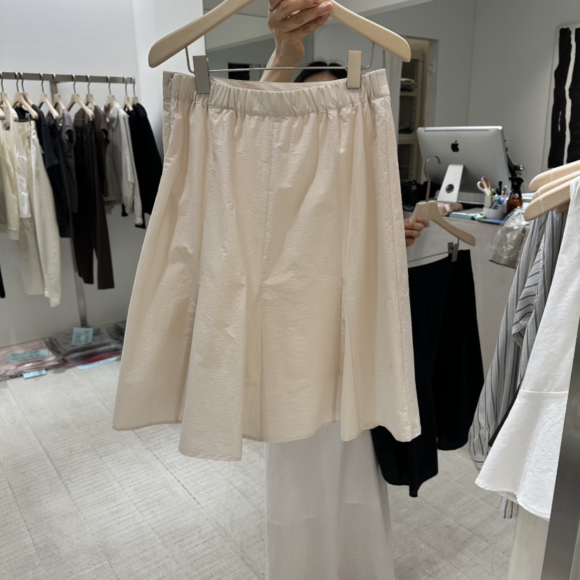 HAUTTE-P韓國直郵實拍女士新款休閑職業推薦半身裙中短裙棉HAUTTE半身裙/中短裙