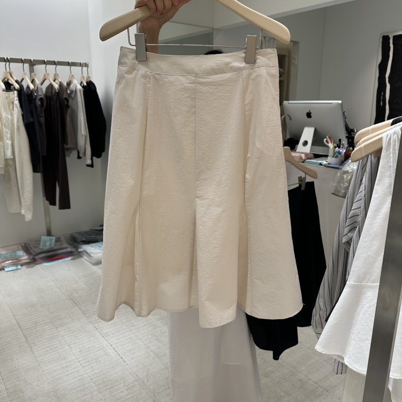 HAUTTE-P韓國直郵實拍女士新款休閑職業推薦半身裙中短裙棉HAUTTE半身裙/中短裙圖色1