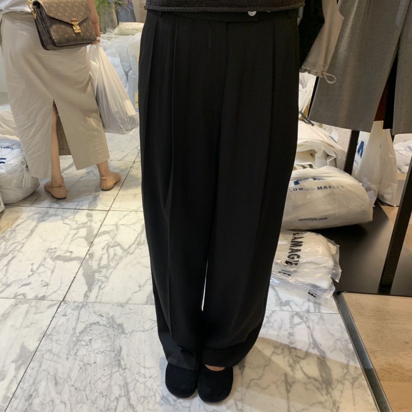 LA MAGIE FEMME韓國代購女裝新品推薦職業熱賣休閑褲雙層Lamagie Femme休閑褲圖色3