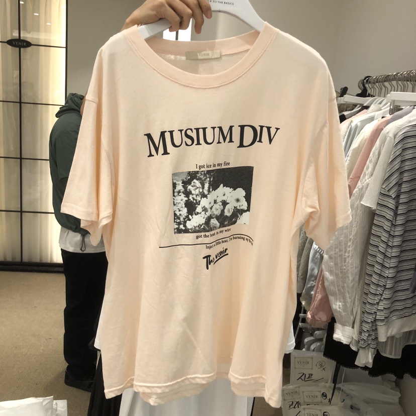 VENIR-a韓國直郵女裝新款熱賣職業時尚26春夏休閑人氣T恤VENIR-aT恤圖色1