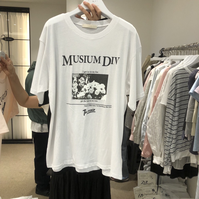 VENIR-a韓國直郵女裝新款熱賣職業時尚26春夏休閑人氣T恤VENIR-aT恤圖色2