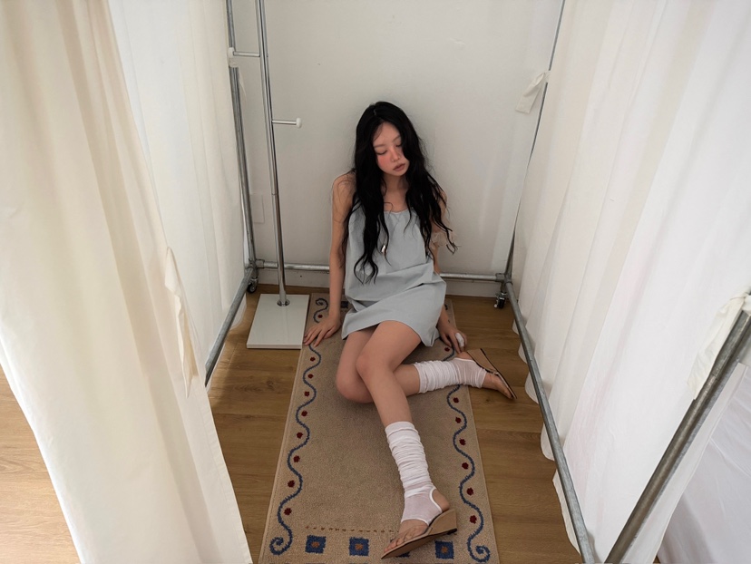 AWESOMESAUCE韓國代購女裝新款推薦職業26春夏休閑連衣裙AWESOME SAUCE連衣裙