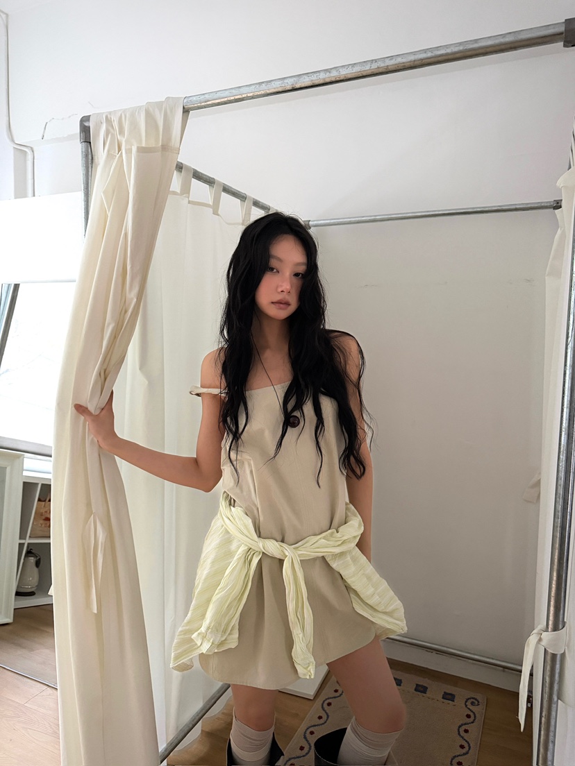 AWESOMESAUCE韓國代購女裝新款推薦職業26春夏休閑連衣裙AWESOME SAUCE連衣裙