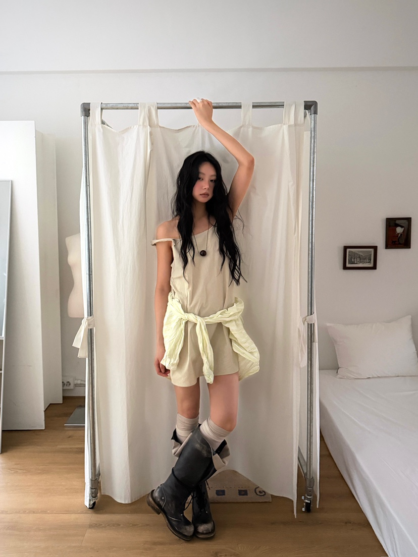 AWESOMESAUCE韓國代購女裝新款推薦職業26春夏休閑連衣裙AWESOME SAUCE連衣裙