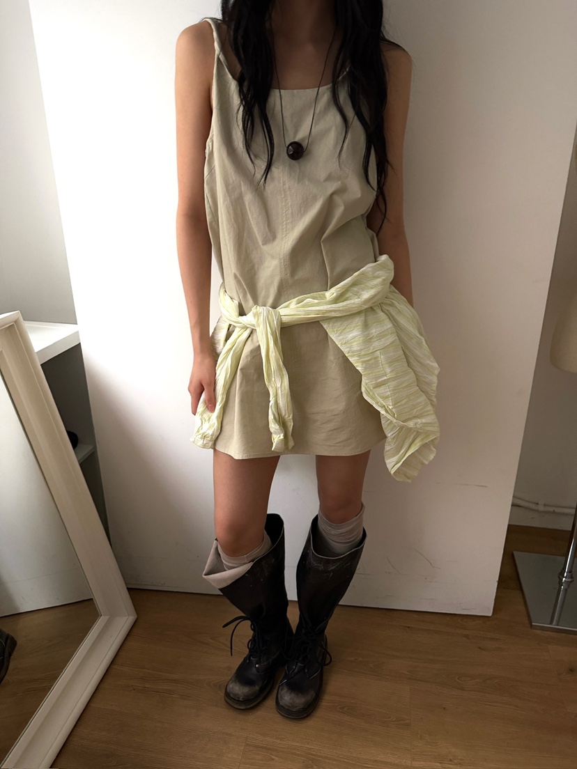 AWESOMESAUCE韓國代購女裝新款推薦職業26春夏休閑連衣裙AWESOME SAUCE連衣裙圖色2