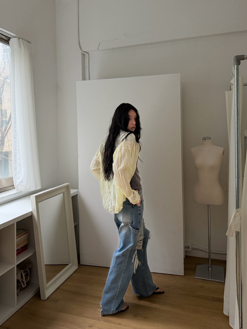 AWESOMESAUCE韓國東大門代購女裝新款職業時尚襯衫蕾絲衫AWESOME SAUCE襯衫/蕾絲衫