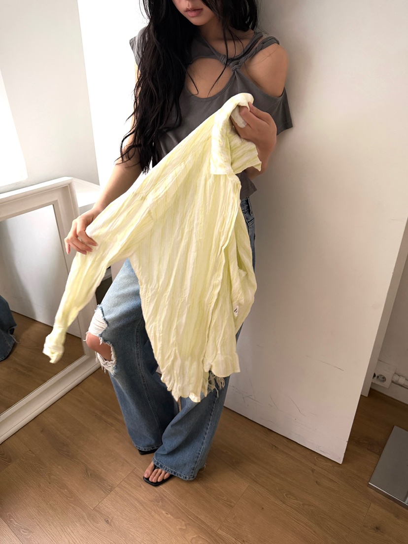 AWESOMESAUCE韓國東大門代購女裝新款職業時尚襯衫蕾絲衫AWESOME SAUCE襯衫/蕾絲衫