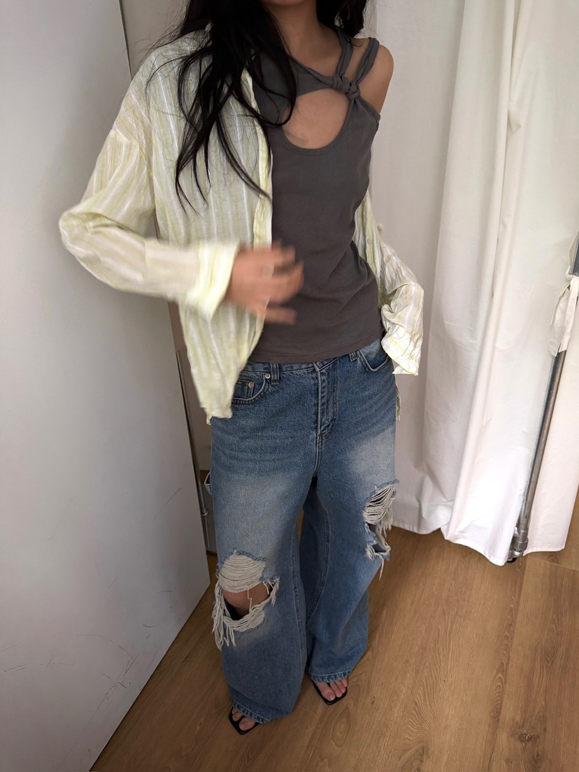 AWESOMESAUCE韓國東大門代購女裝新款職業時尚襯衫蕾絲衫AWESOME SAUCE襯衫/蕾絲衫